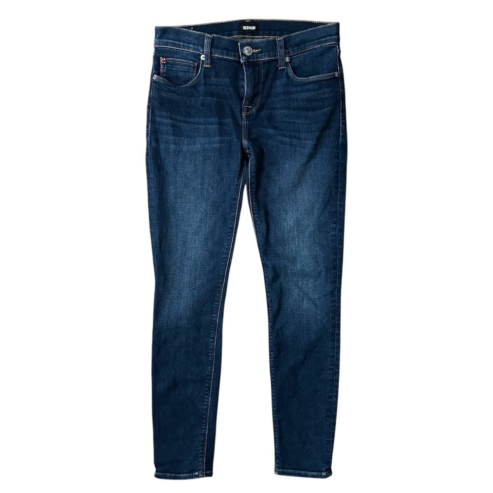 Hudson Krista Super Skinny Low Rise Jeans Medium Wash Denim Size 26